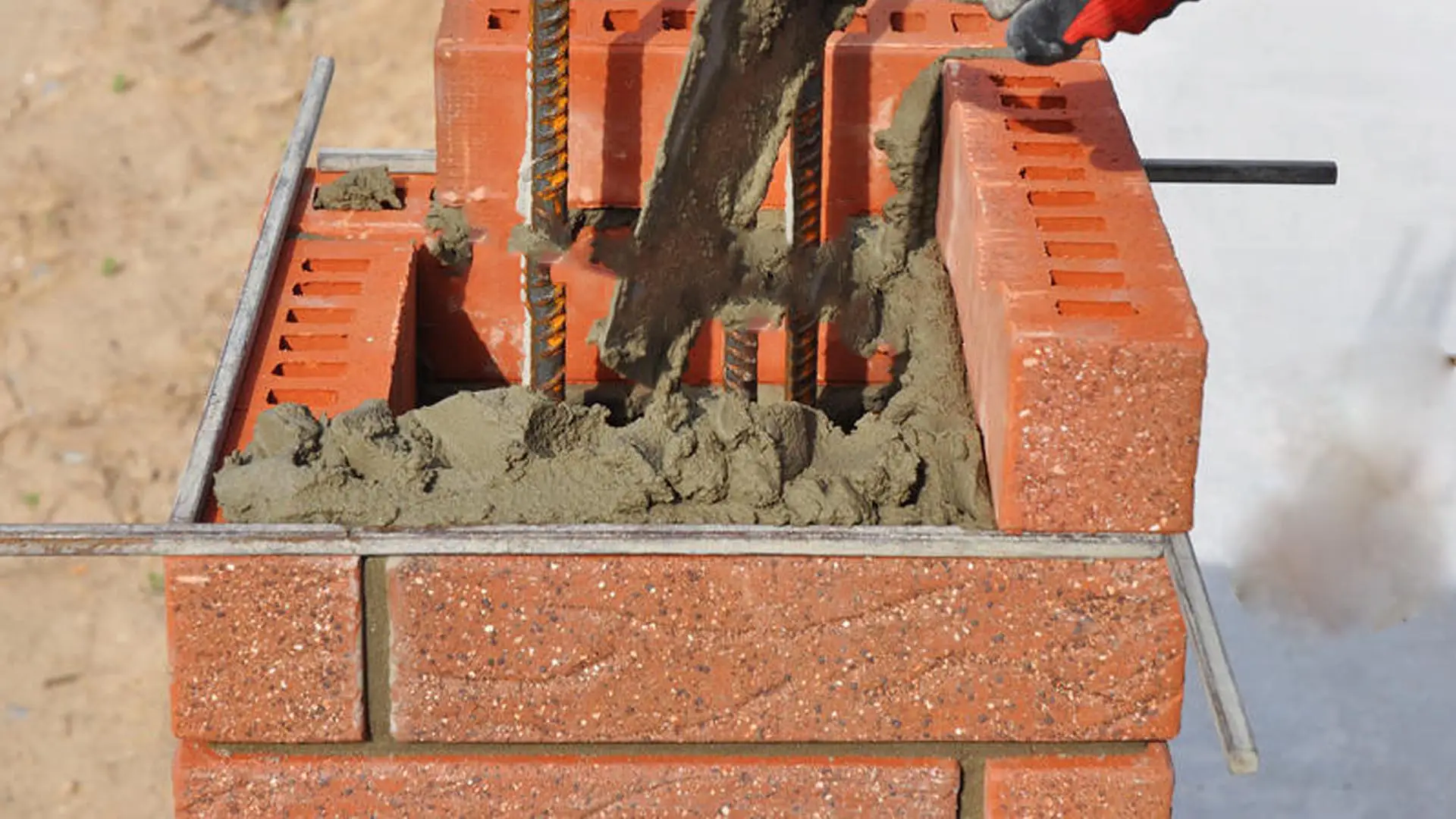 construction or a brick column